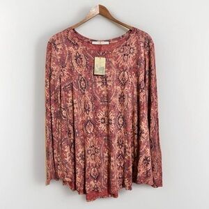 Peruvian Connection Textile Tunic Top Pima Cotton